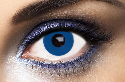 blue Halloween lenses