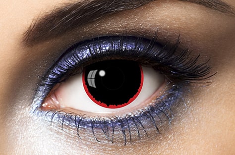 black Halloween lenses
