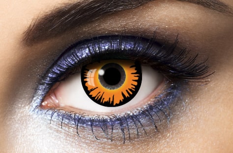 orange halloween lenses werewolf fashion lenses