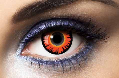 orange halloween lenses fashion lenses