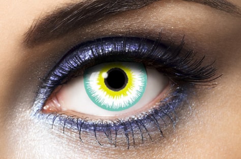 yellow fancy lenses