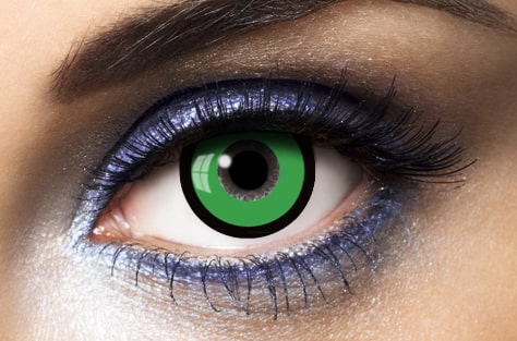 green Halloween lenses Manson Green