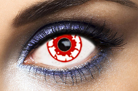 red Halloween lenses
