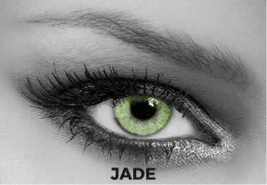 Soleko Queen's Solitaire Jade Contact Lenses