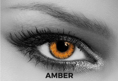 Soleko Queen's Trilogy Amber contact lenses