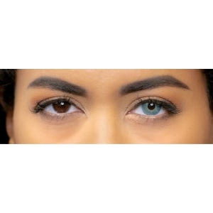 blue colored lenses