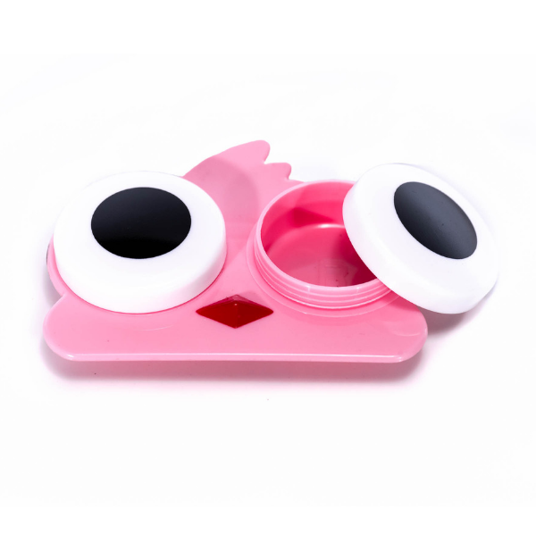 pink bird case holder lenses