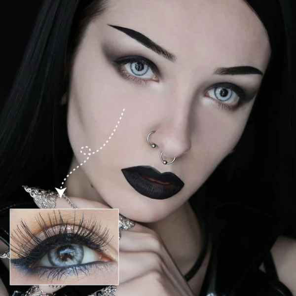 gothic makeup with color lenses ttdeyes real crystal 