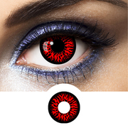 vampire contact lenses fantasy red and black