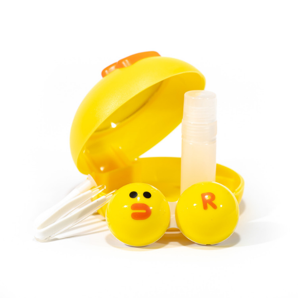 original contact lenses case holder duck